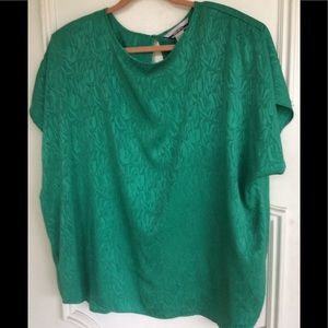 Melrose Options green blouse Size 22